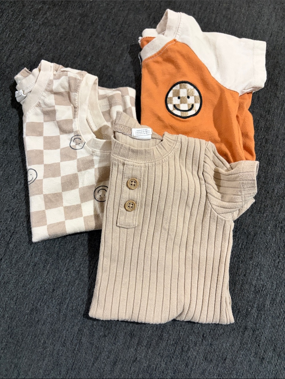 Pl baby 3 piece romper set
